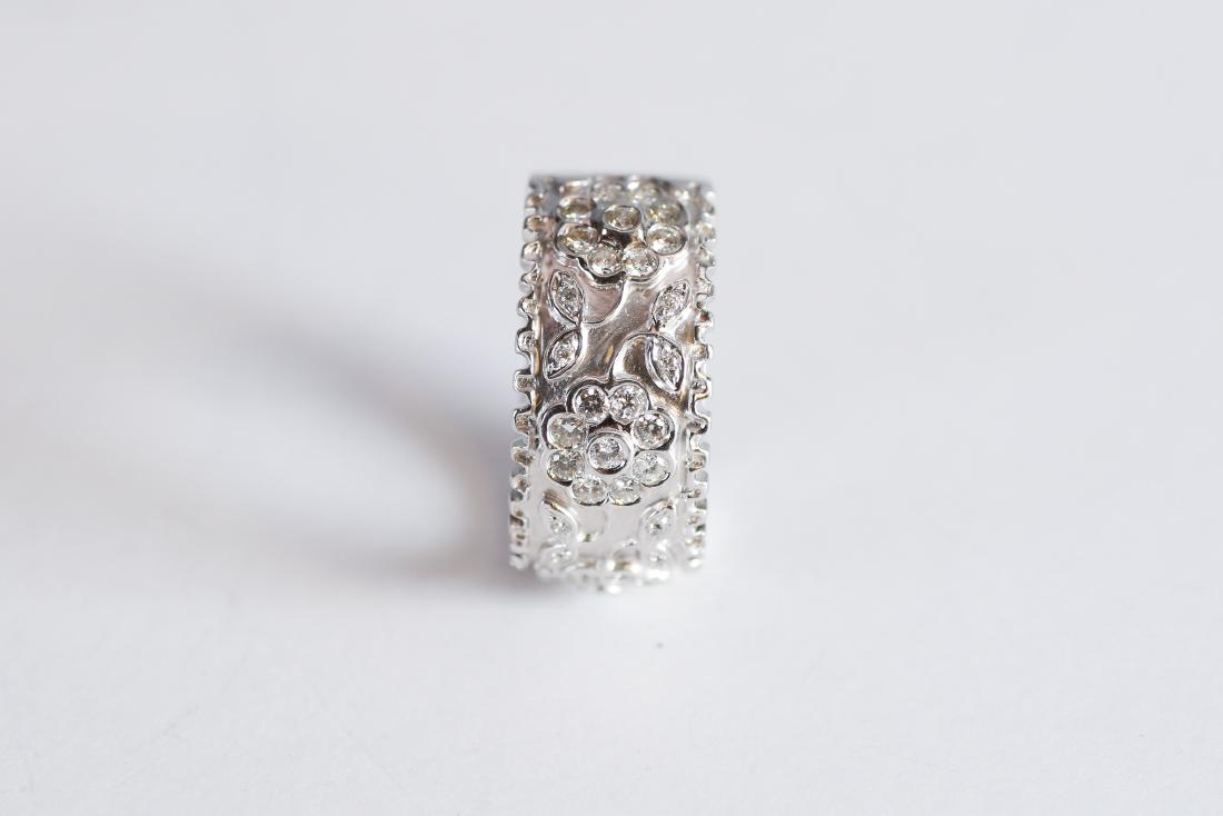 18K White Gold, Diamond Band (1 of 4)