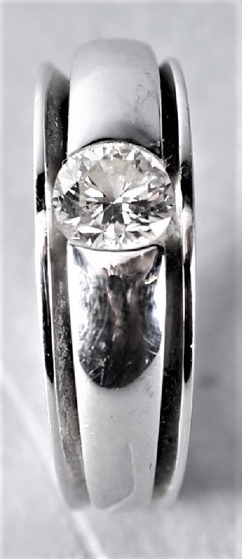 Men's 18k 1.5ct Diamond Solitaire Wedding Ring (1 of 5)