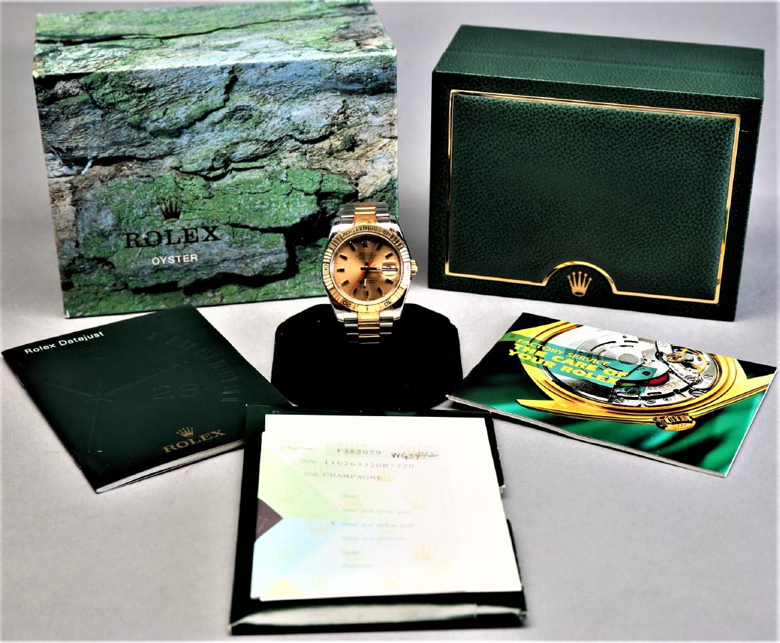 Rolex 2-Tone Turnograph Mens Watch 116263 (1 of 6)