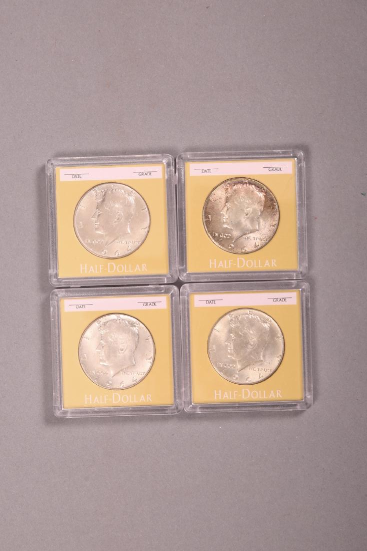 Lot of 4  Kennedy Half Dollars, Cased (1 of 3)