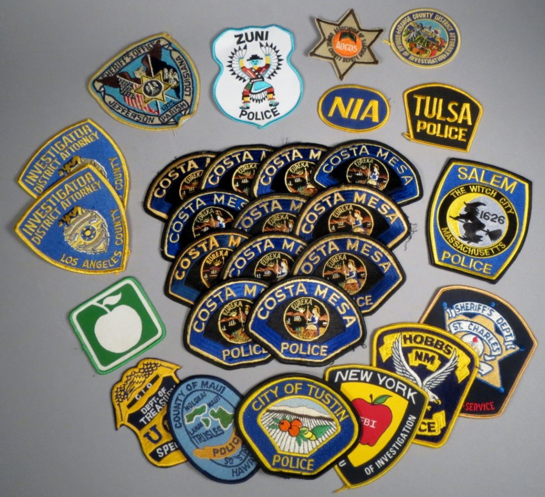 Obsolete Law Enforcement Police Patches Lot (1 of 5)
