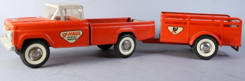 c1965 Nylint Ford Truck with Trailer/U-Haul (1 of 6)