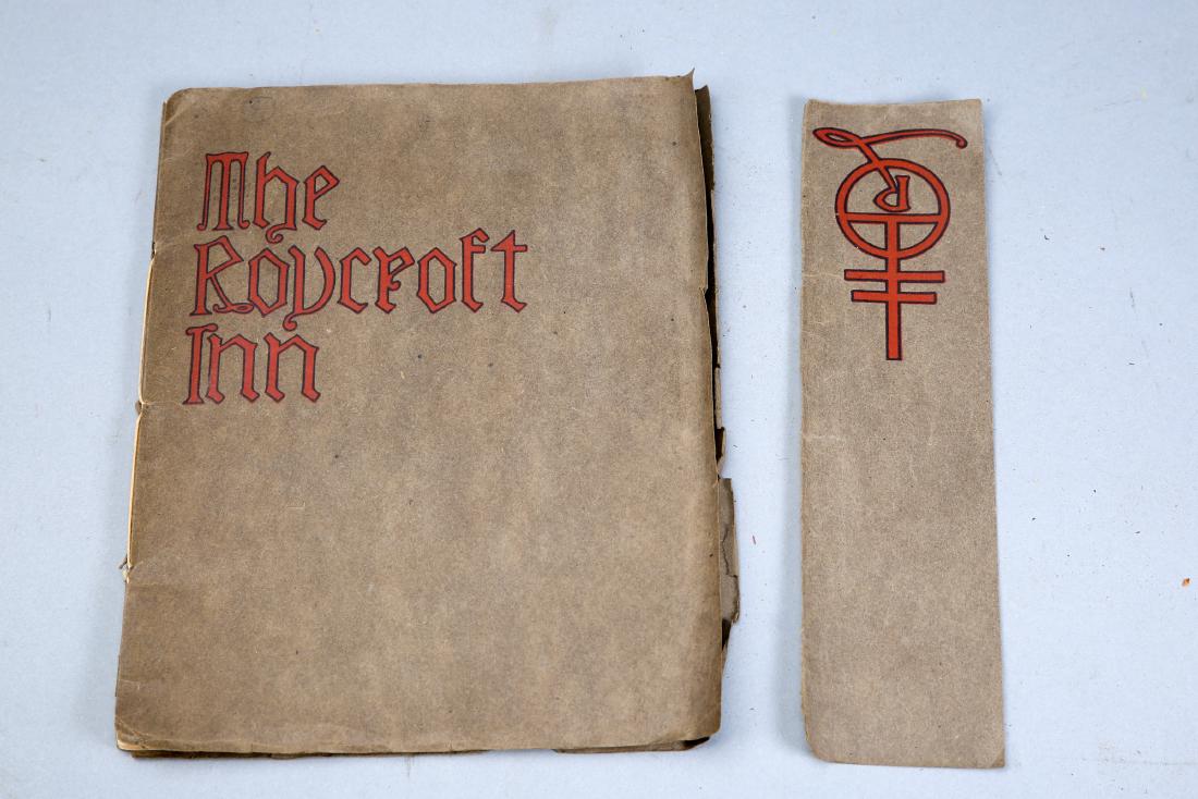 The Roycroft Inn Book, With Bookmark From The Library (1 of 5)