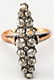 Beautiful Antique Georgian Diamond & 18k Gold Ring
