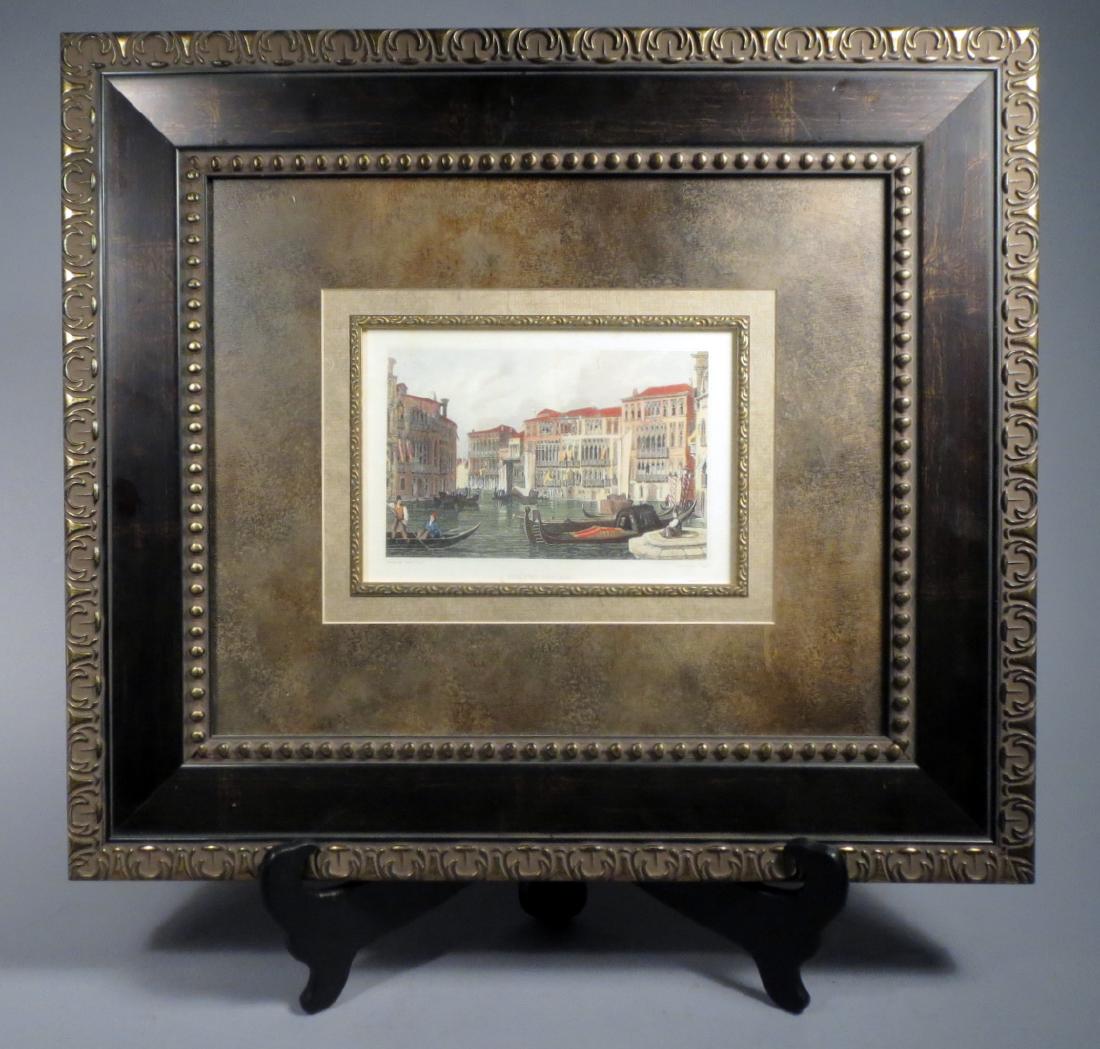 Antique Engraving Venice Two Foscari, by J. Tingle (1 of 6)