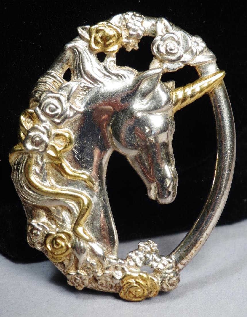 Gorham Sterling Silver Unicorn Pendant