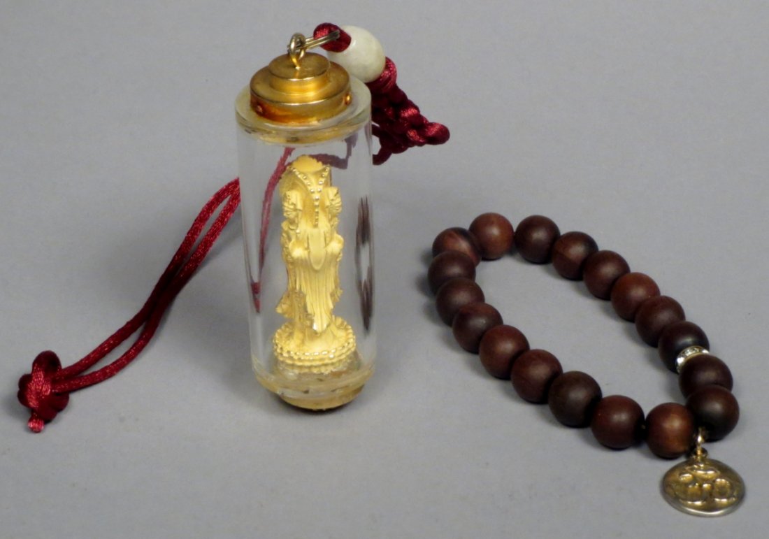 Great Buddha Bottle Amulet/Prayer Bead Bracelet (1 of 3)