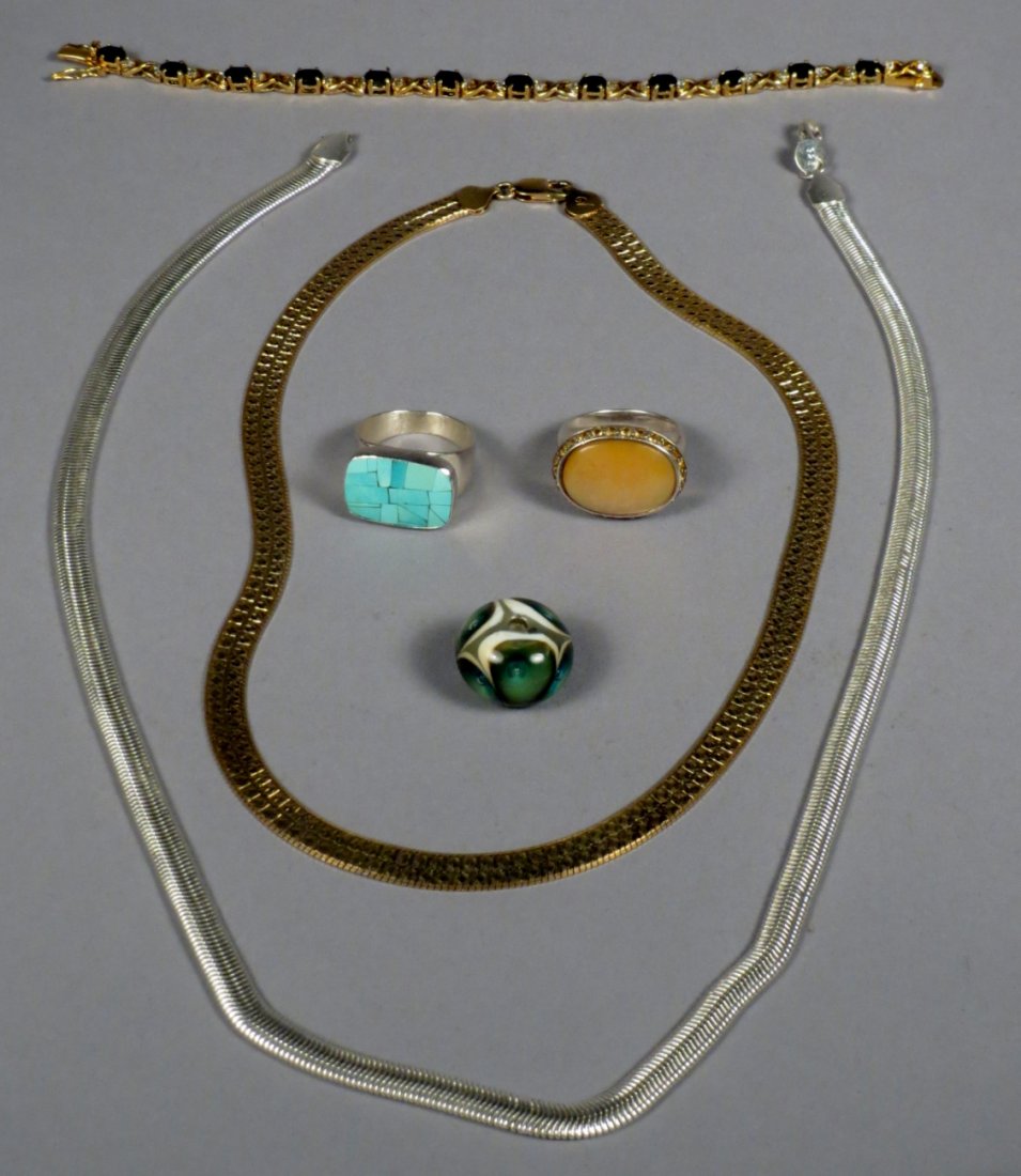 Nice Sterling and Gold Vermeil Jewelry Lot (1 of 6)