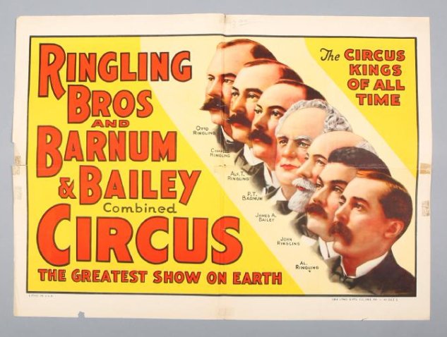 1930's Ringling Brothers & Barnum & Bailey Circus Kings (1 of 2)