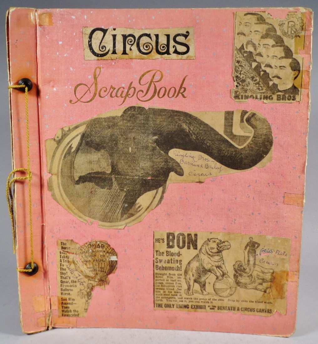 Looping the Gap! Circus Scrapbook, Barnum & Bailey 1887 (1 of 9)