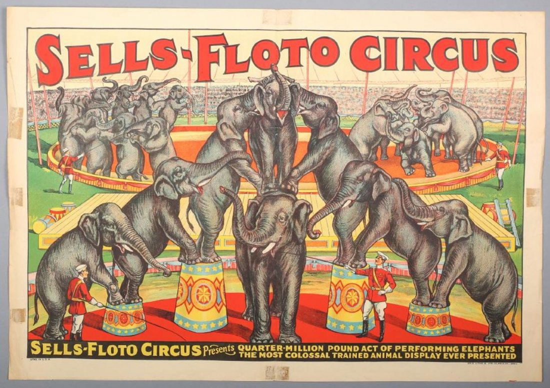 Vintage Sells-Floto Circus Poster (1 of 1)