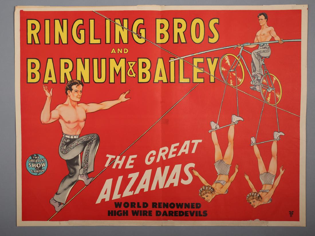 Vintage Ringling Bros & Barnum & Bailey Circus Poster (1 of 1)