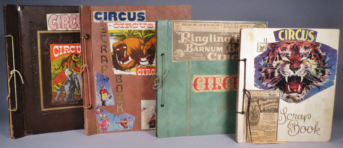 Vintage Circus Scrapbooks 1960s-70s (1 of 10)