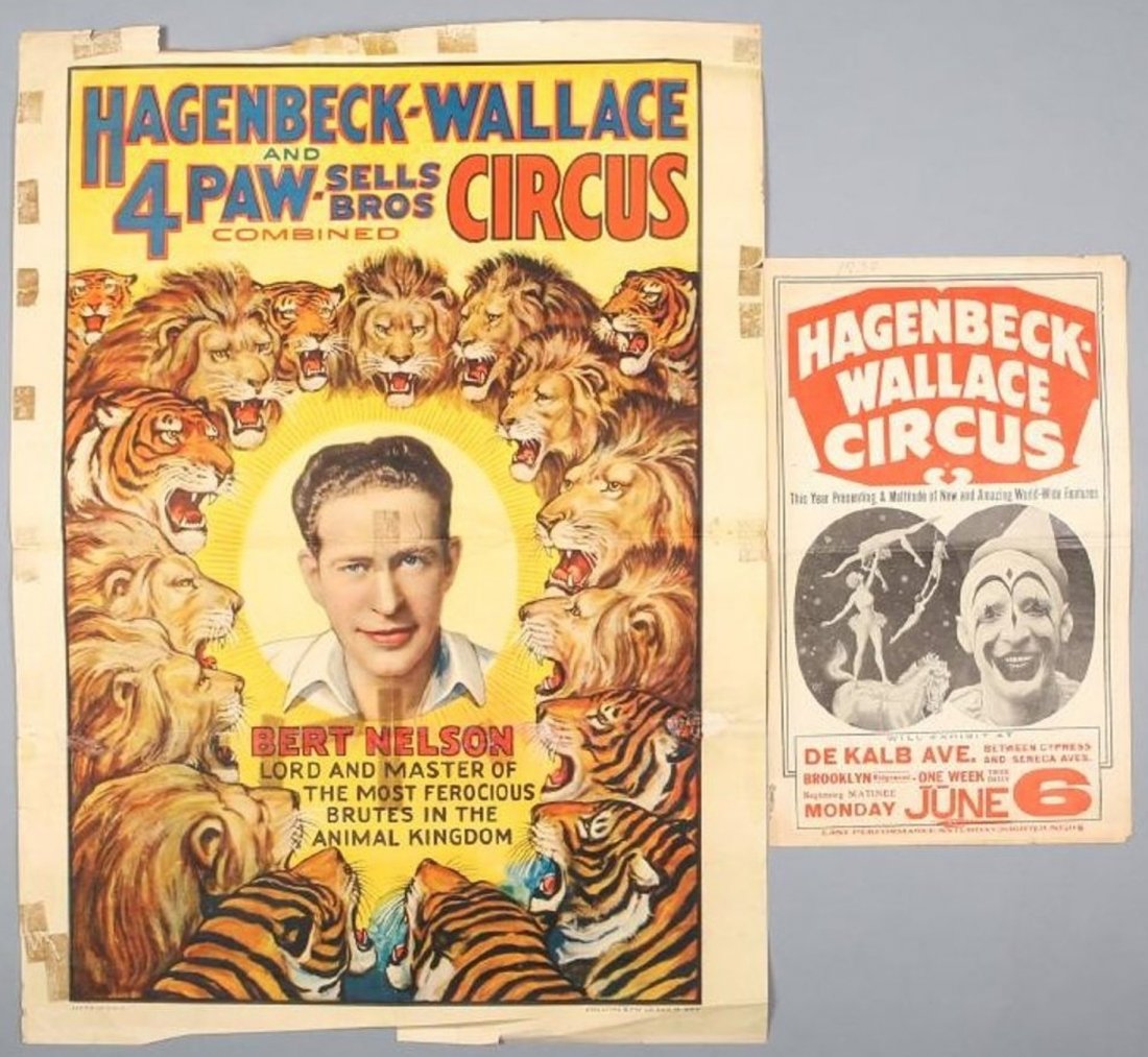 1935 HagenbeckWallace 4 Paw Sells Bros Circus