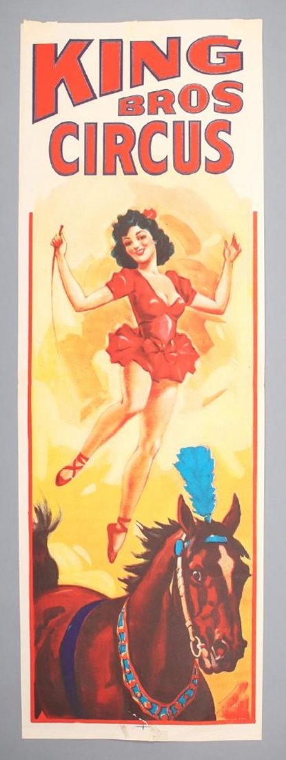 Vintage King Bros Circus Poster (1 of 1)