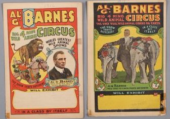 Antique Al G. Barnes Circus Programs (1 of 4)
