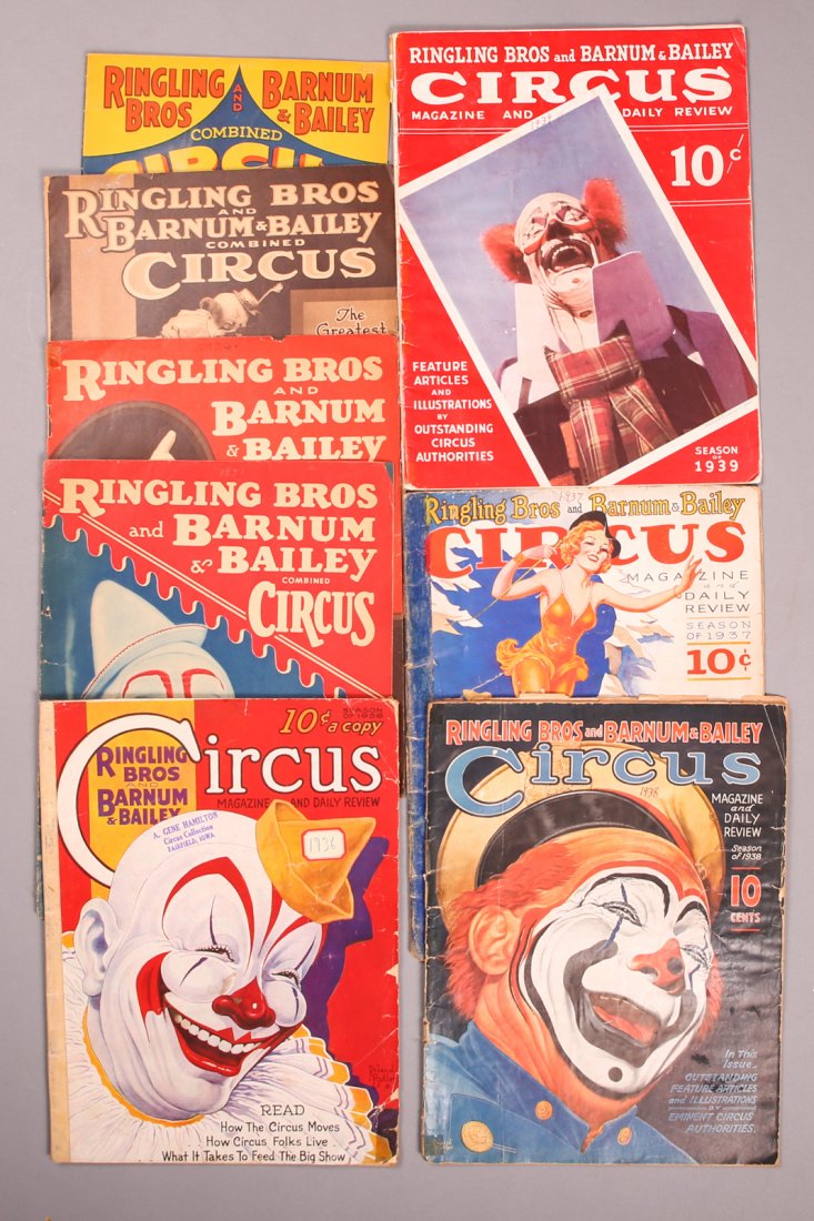 Vintage Ringling Brothers Barnum Bailey Program Lot (1 of 3)