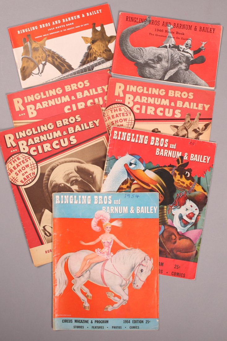 Ringling Bros Barnum Bailey  Route Book 1945  & Program (1 of 3)
