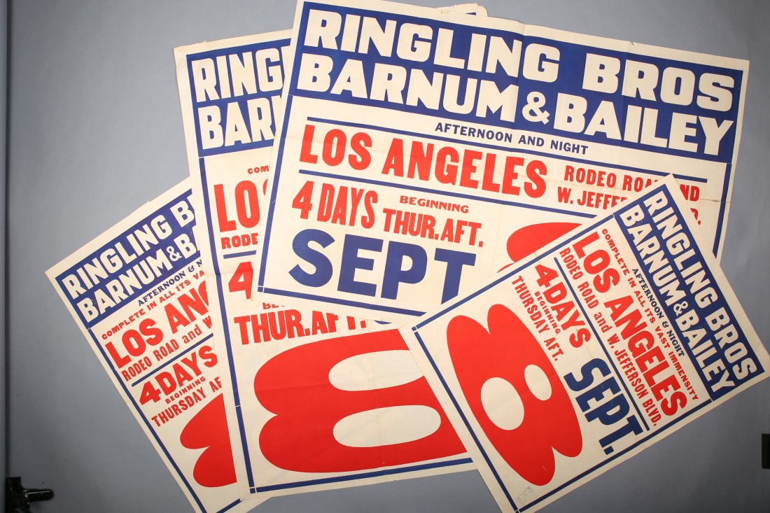 4 Ringling Bros and Barnum & Bailey Circus Posters (1 of 1)