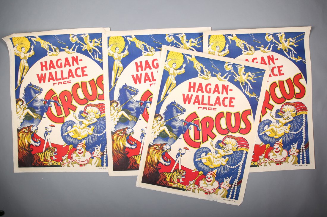 4 Hagan - Wallace Circus Posters (1 of 2)