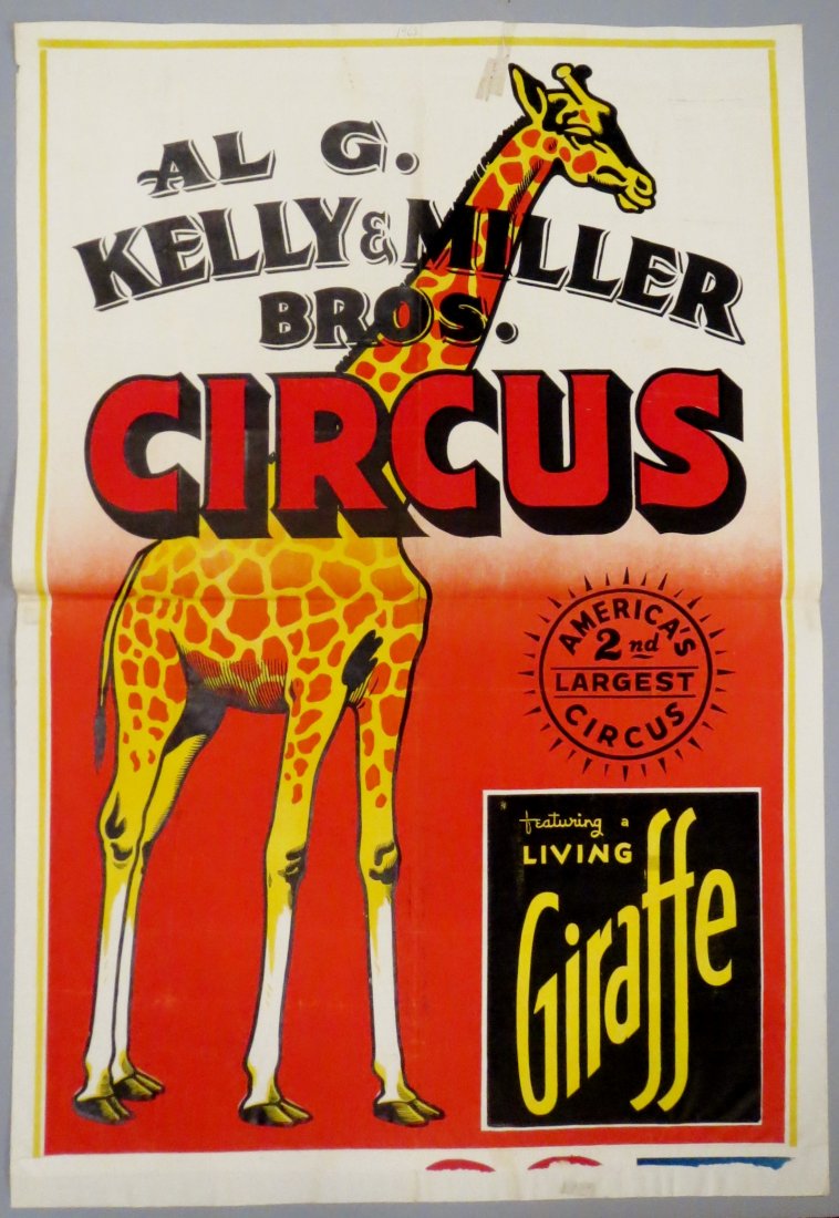 Vintage Al G. Kelly & Miller Bros. Circus Posters (1 of 1)