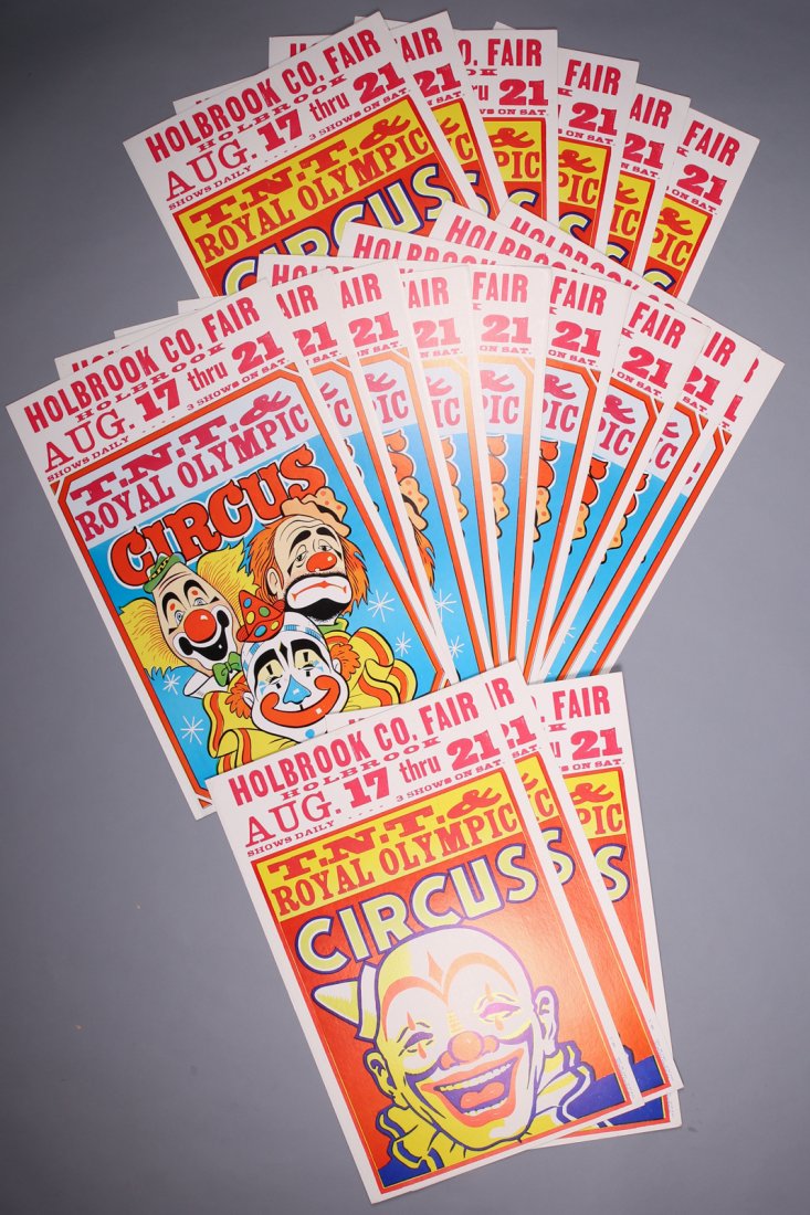 19 Vintage T.N.T. & Royal Olympic Circus posters (1 of 1)