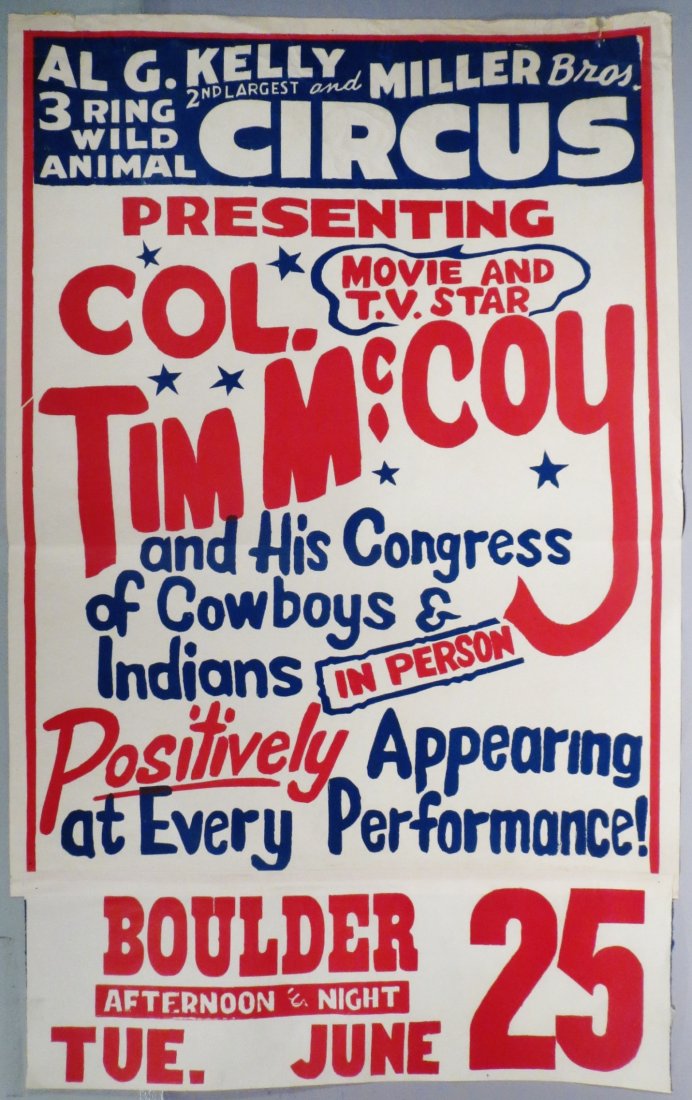 Al G. Kelly & Miller Bros Presents Col Tim McCoy (1 of 1)