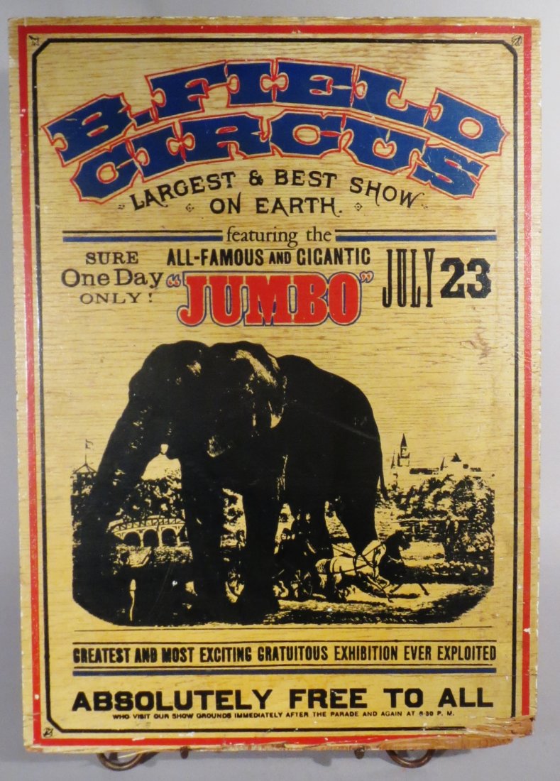 B. Field Circus Board w/ Jumbo (1 of 2)