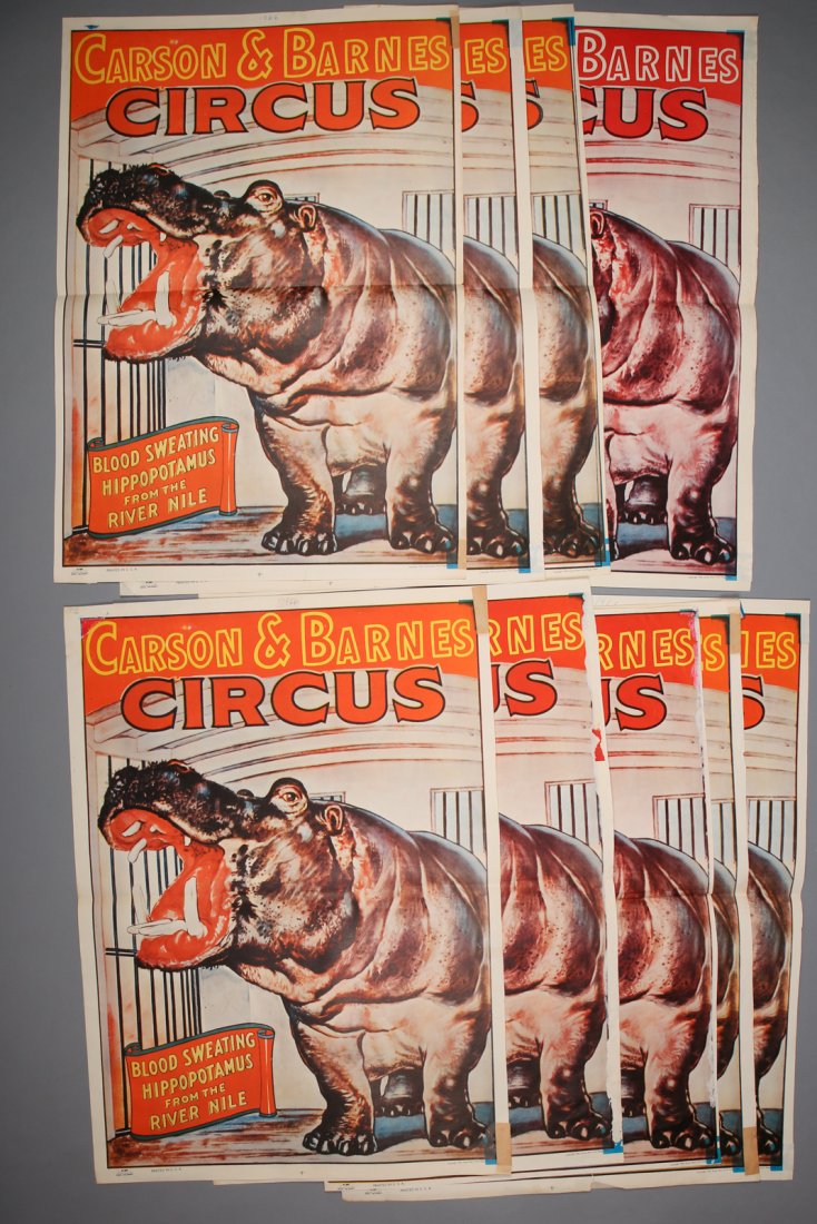 9 Carson Barnes Circus Posters (1 of 1)