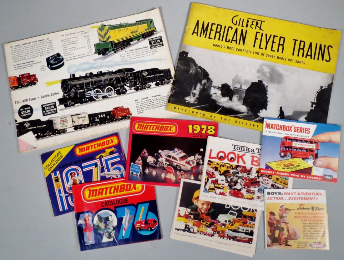 Vintage Lot, Matchbox, American Flyer, Tonka Books (1 of 2)