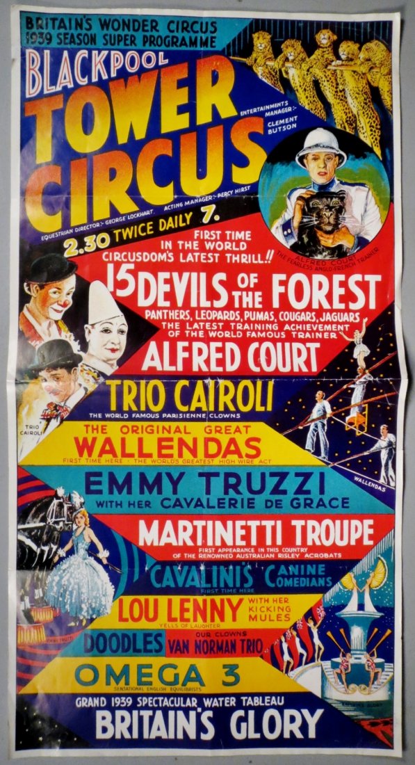 Blackpool Tower Circus Poster (1 of 1)