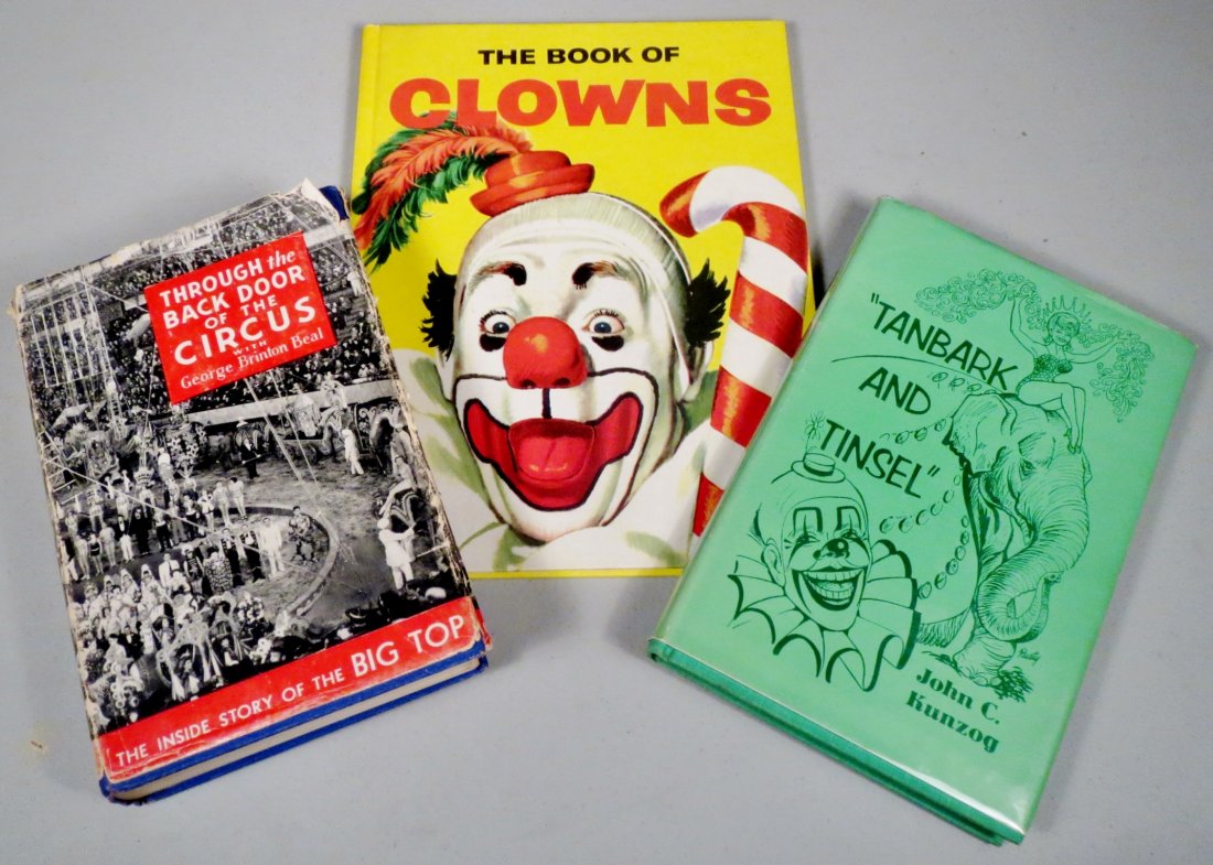 3 Book SIGNED BY CLOWNS & Authors! (1 of 9)