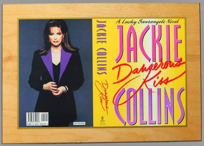 1st Ed. Publishers Gift Jackie Collins, Dangerous Kiss