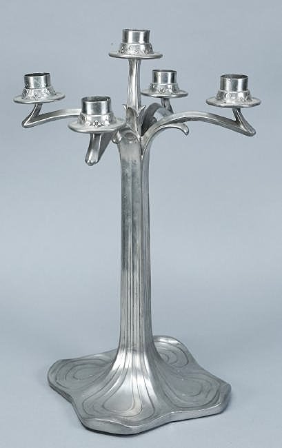 Vintage 5 Arm Jugendstil Candlestick by Style (1 of 5)