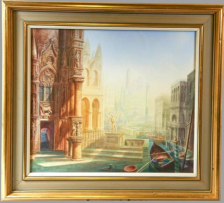Harold Hitchcock, Imaginative View of Venice, (1 of 5)