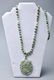 Vintage Jade, Pearl, 14K Gold Necklace
