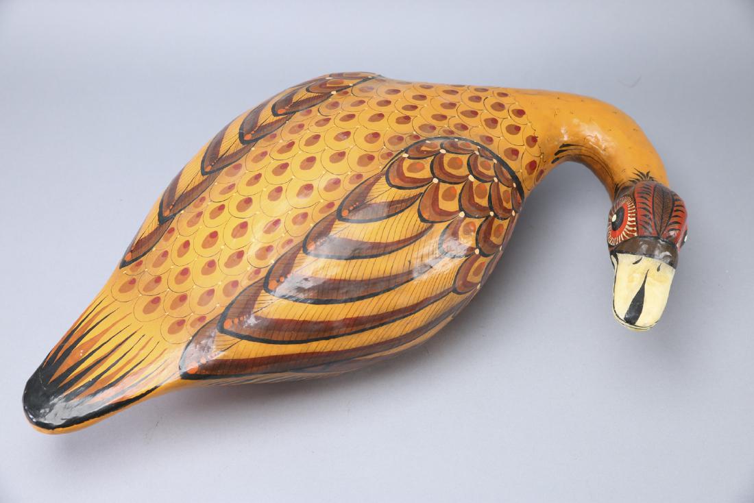Larger Paper Mache Sermel Tonala Mexico Goose (1 of 5)
