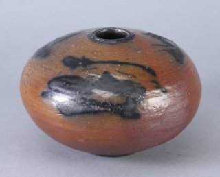 20th C Otto Heino Ovoid Pottery Vase (1 of 3)
