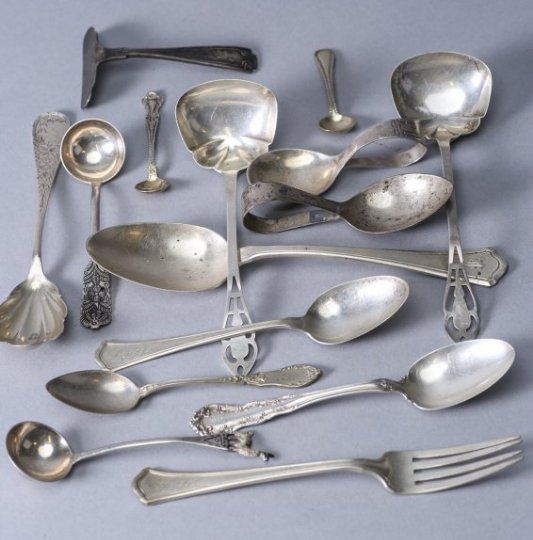 15 Piece Lot Sterling Spoons Whiting  Gorham (1 of 2)