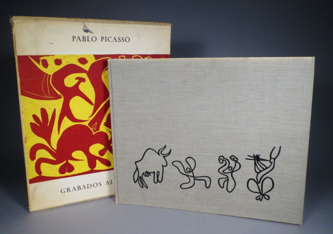 Pablo Picasso-Grabados Al Linoleo, 1963 Book Linocuts (1 of 9)