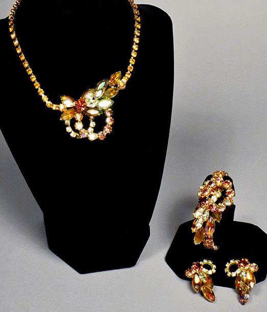Three piece vintage Jewelry Juliana Brown , attri. (1 of 6)