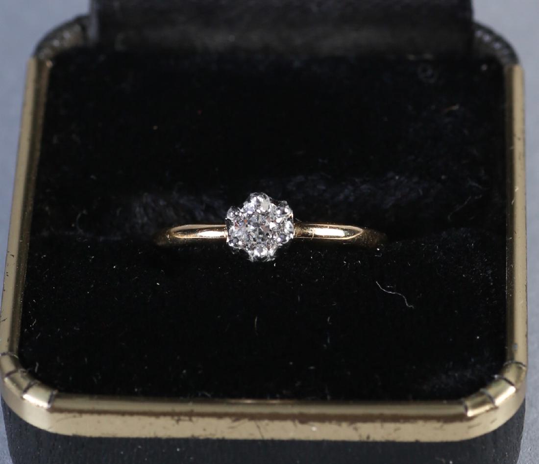 1913 Tiffany 14K Gold & Diamond Ring (1 of 4)