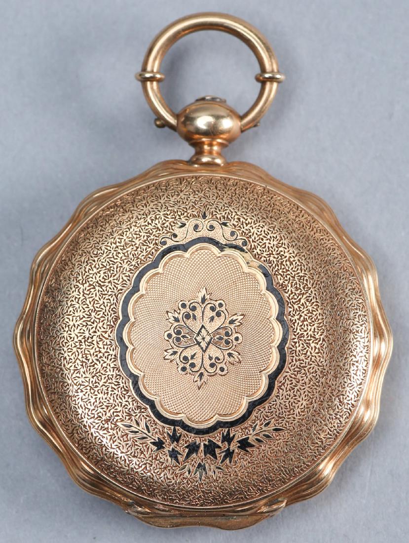 F. Jacot Matile 18K Hunter Pocket Watch (1 of 4)