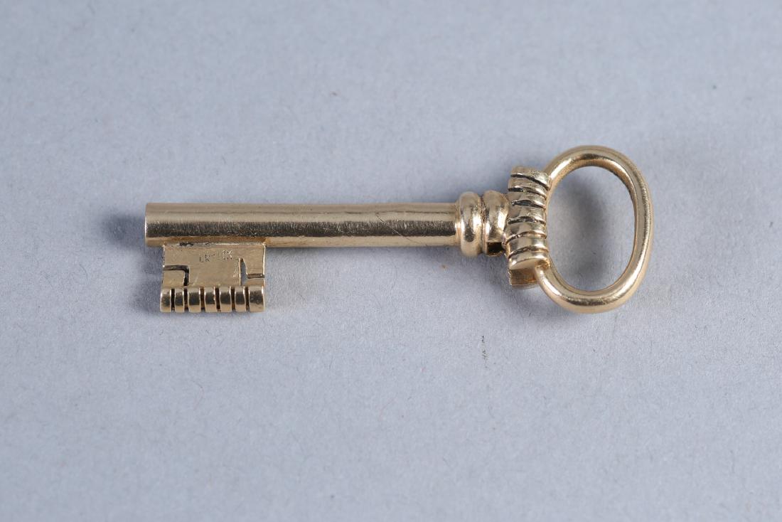 Antique 14K Gold Skeleton Key (1 of 3)