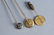 14k Gold Antique Stickpin Lot Guilloche Enamel, - 2