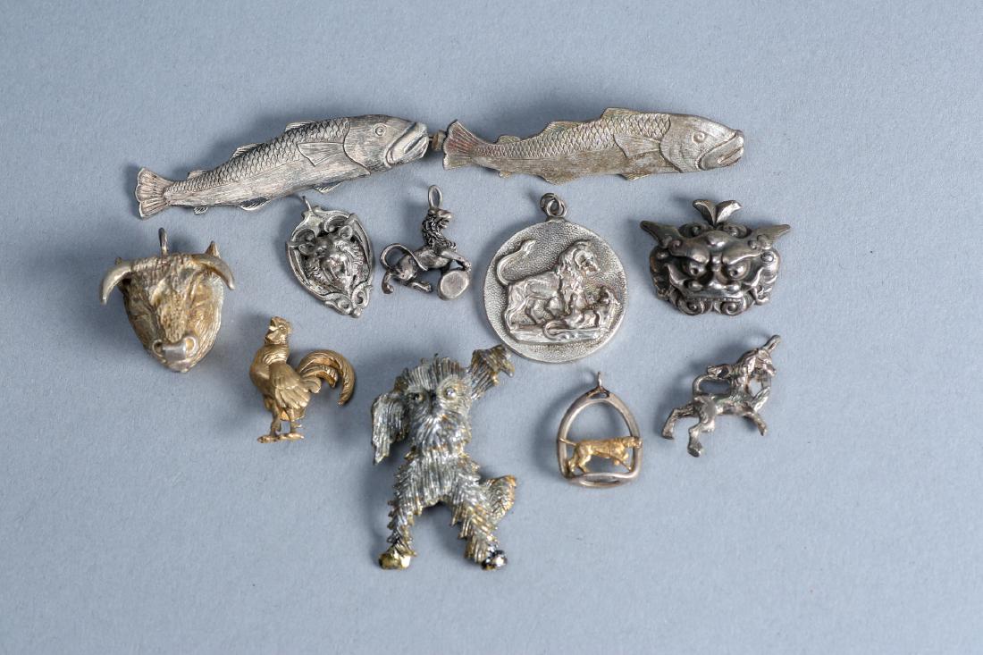 11 random lot of Vintage Designer sterling jewelry (1 of 2)