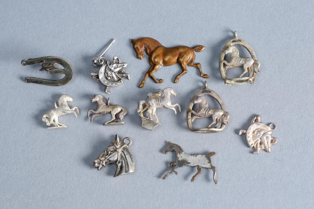 Designer Lot Of Sterling Horse Charms (1 of 3)