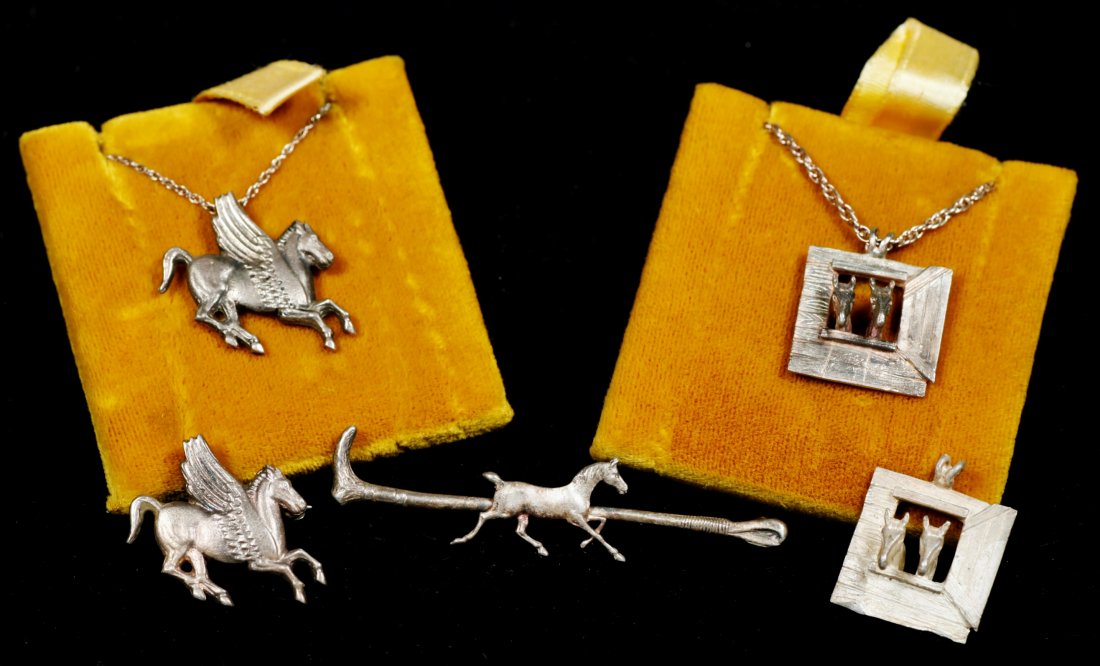 5 item mixed lot vintage designer sterling jewelry (1 of 2)