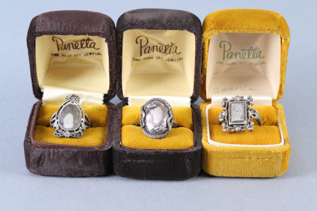 3 Vintage Designer Sterling Rings (1 of 4)