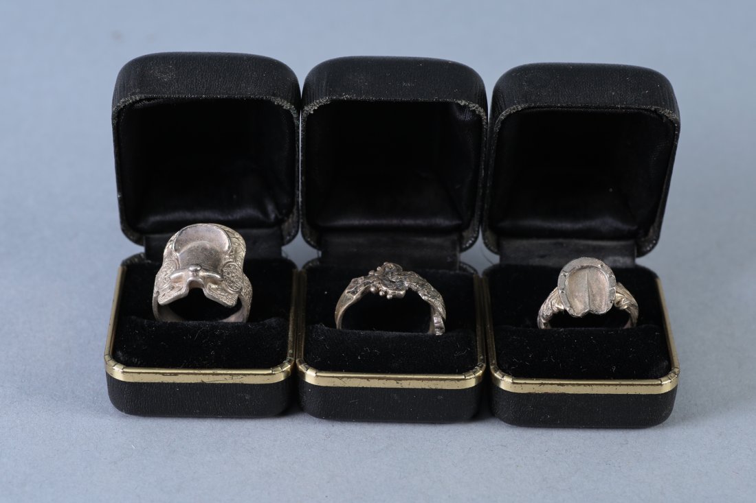 3 Vintage Designer Sterling Rings (1 of 5)